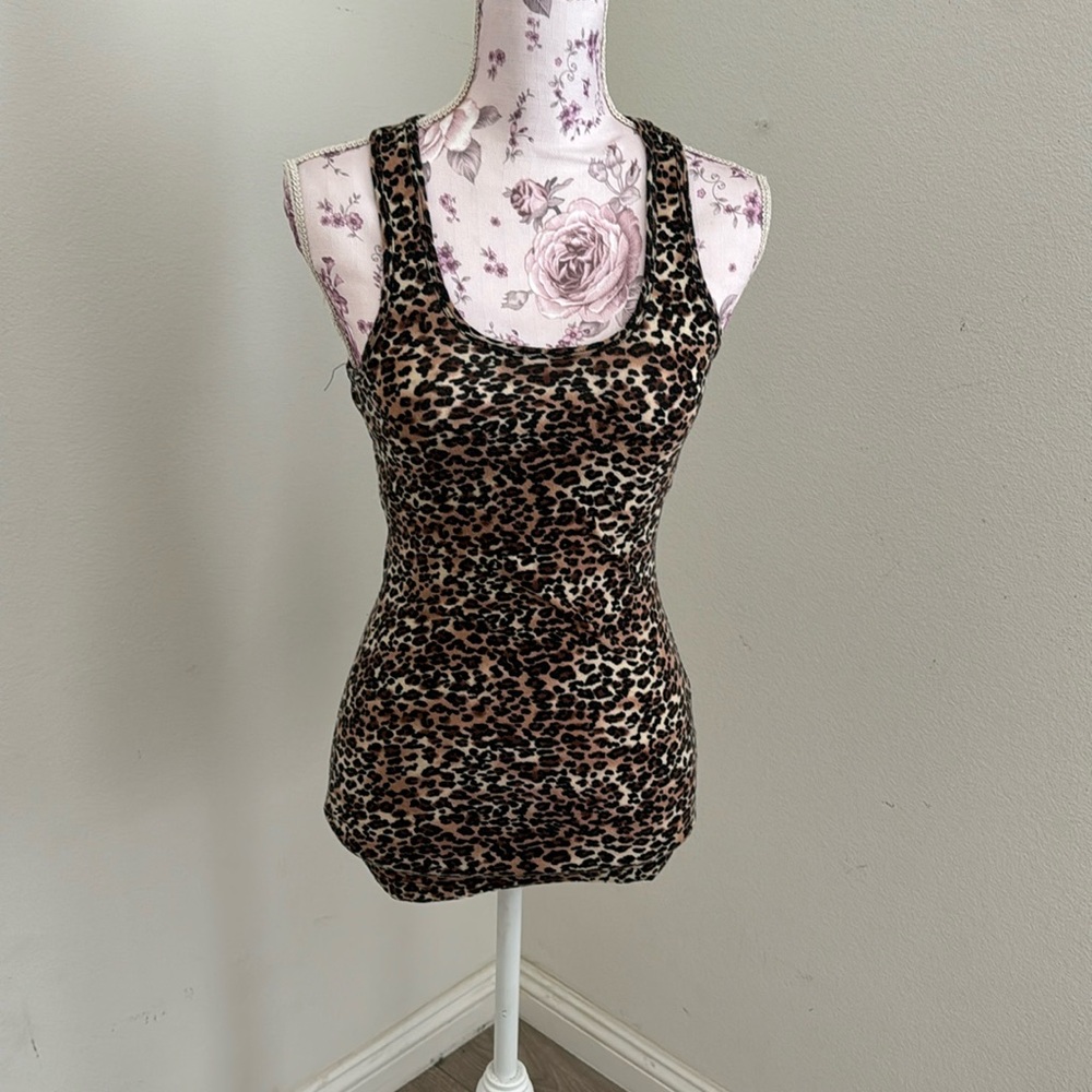 Leopard tank top